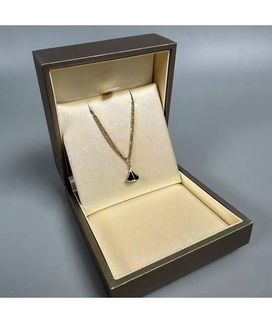 BVLGARI Черный браслет из розового золота, фото 4