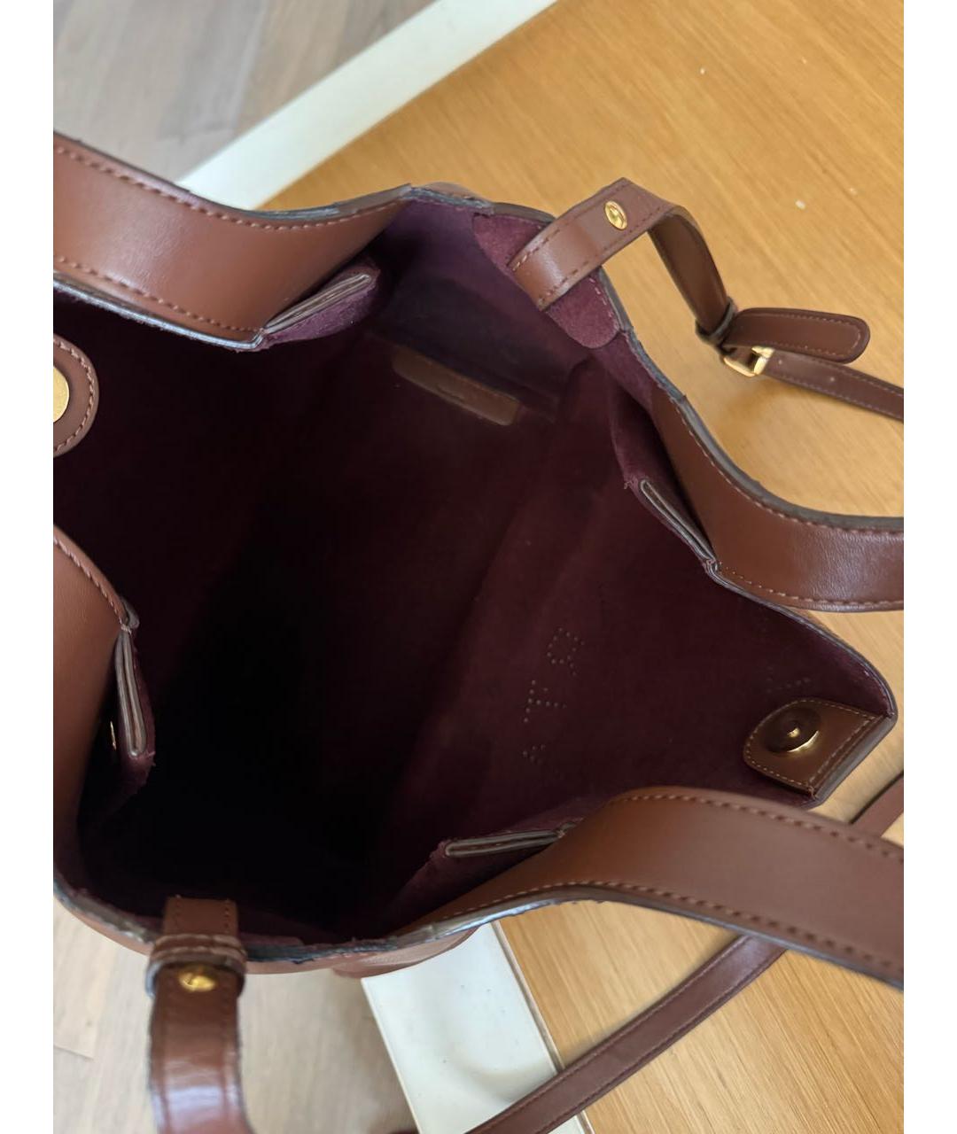 STELLA MCCARTNEY Коричневая сумка через плечо из искусственной кожи, фото 4