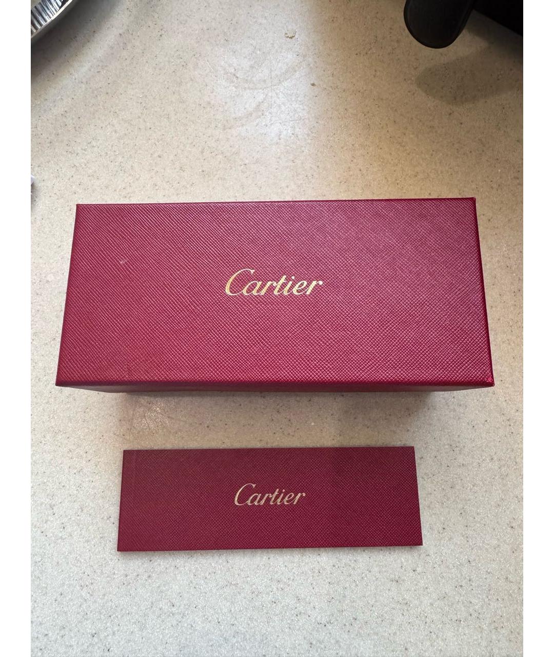 CARTIER Белые пластиковые солнцезащитные очки, фото 6