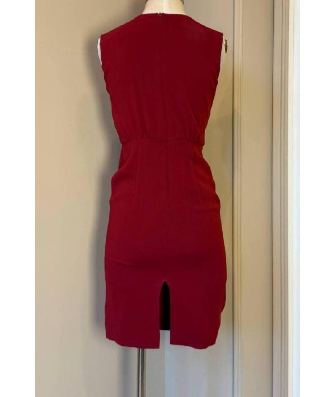 MAX MARA Бордовое коктейльное платье, фото 2