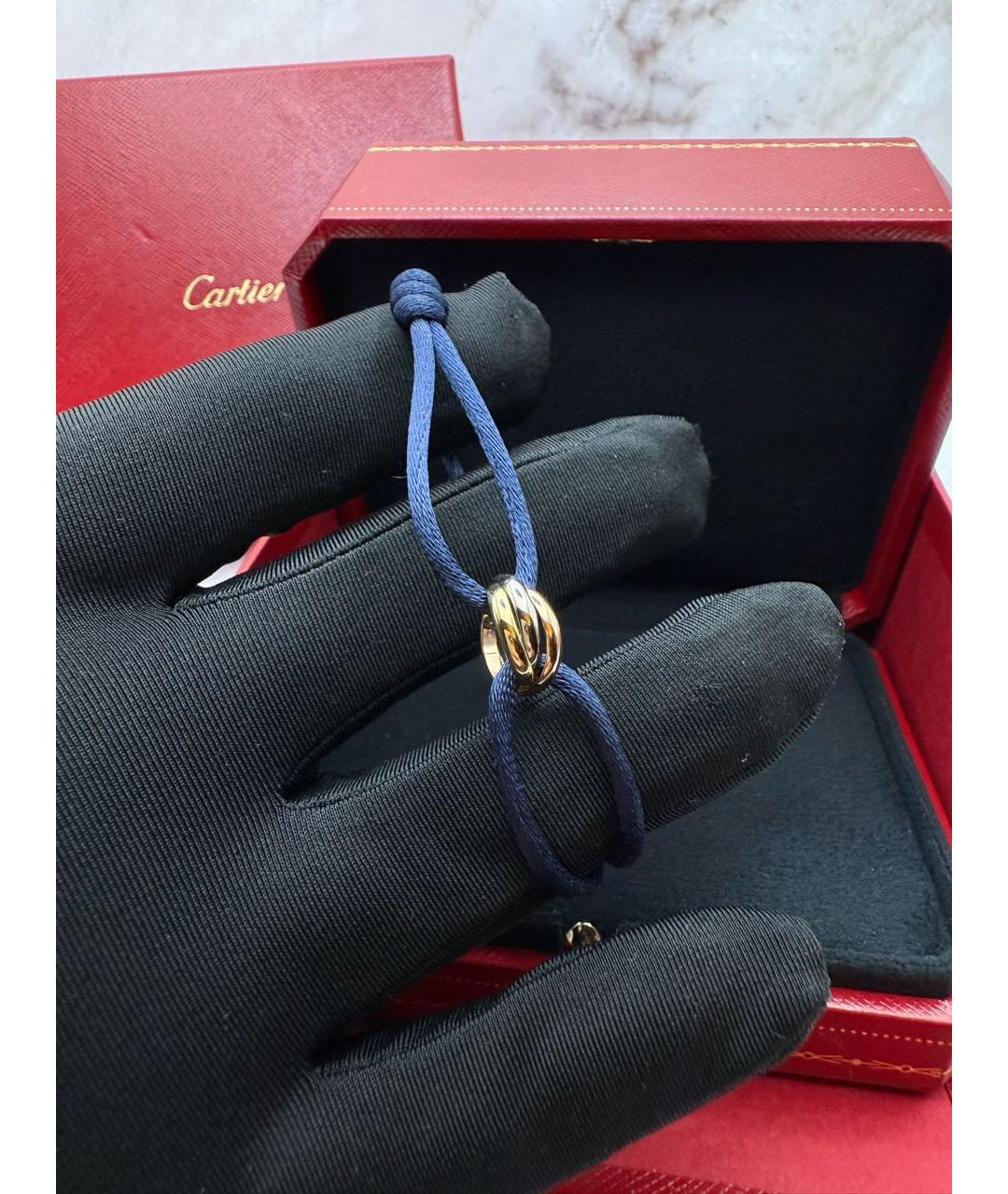 CARTIER Темно-синий браслет из желтого золота, фото 3