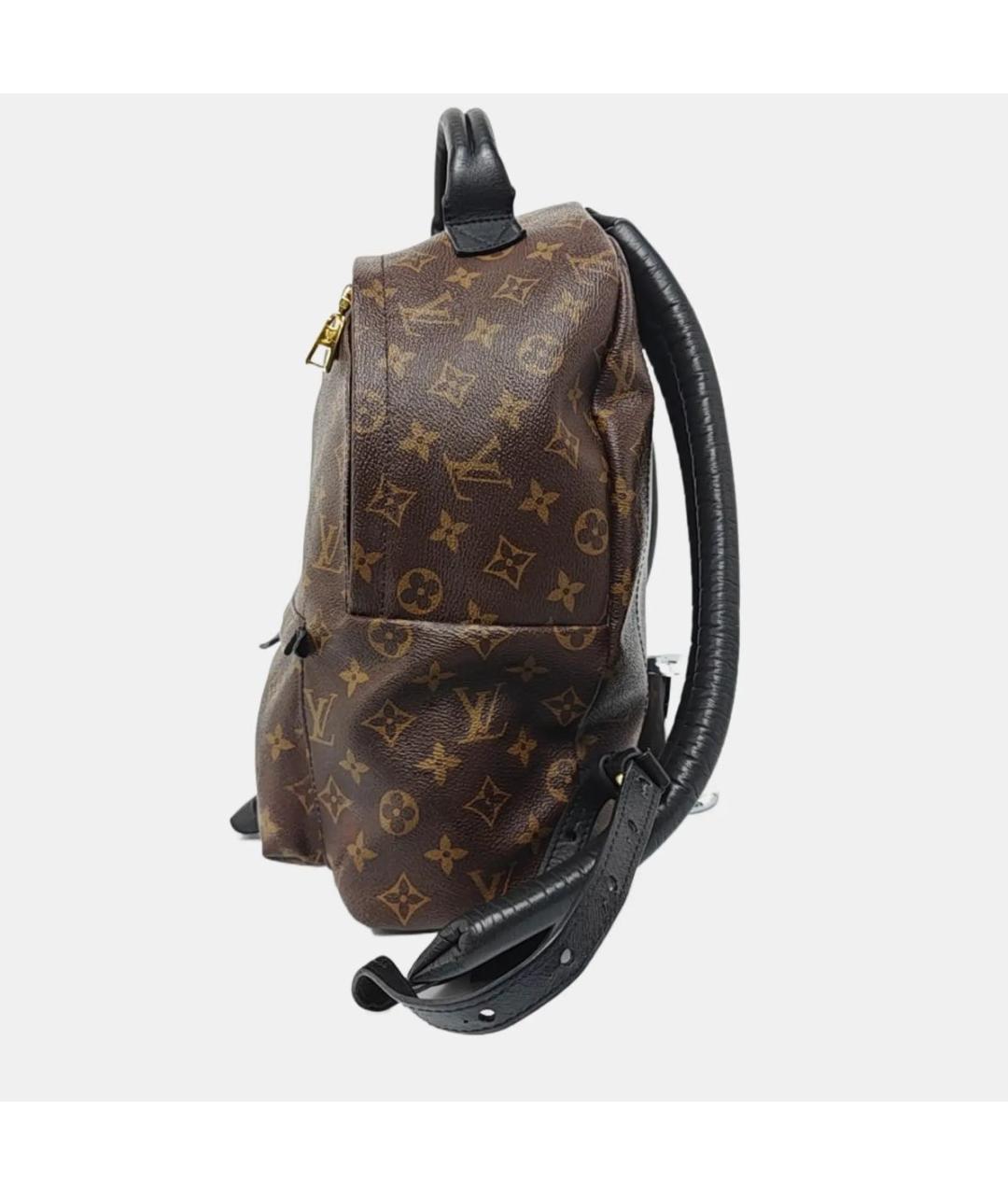 LOUIS VUITTON Коричневый кожаный рюкзак, фото 2