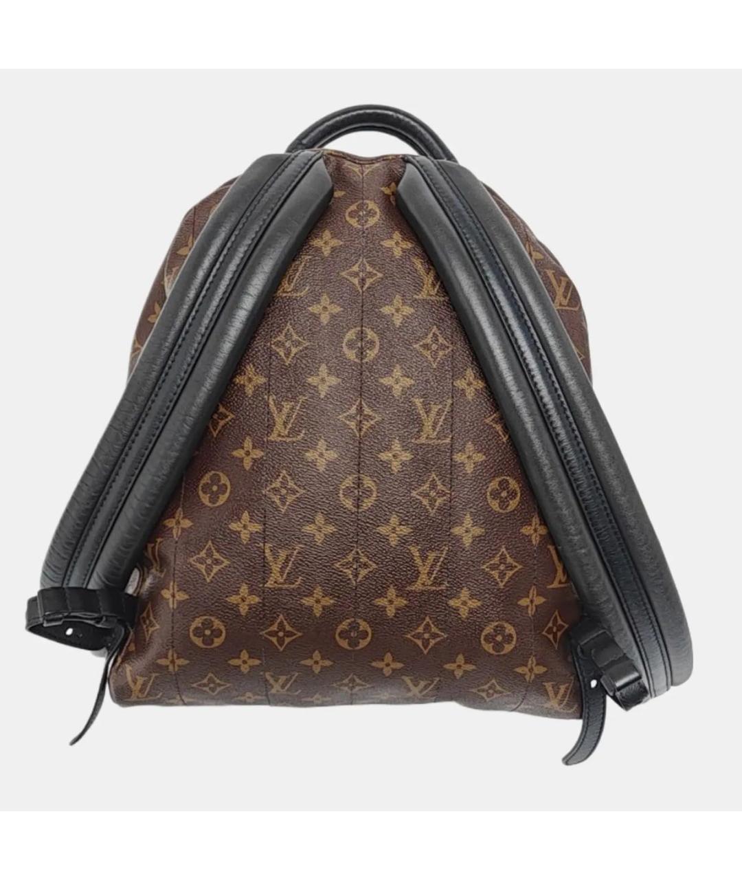 LOUIS VUITTON Коричневый кожаный рюкзак, фото 4