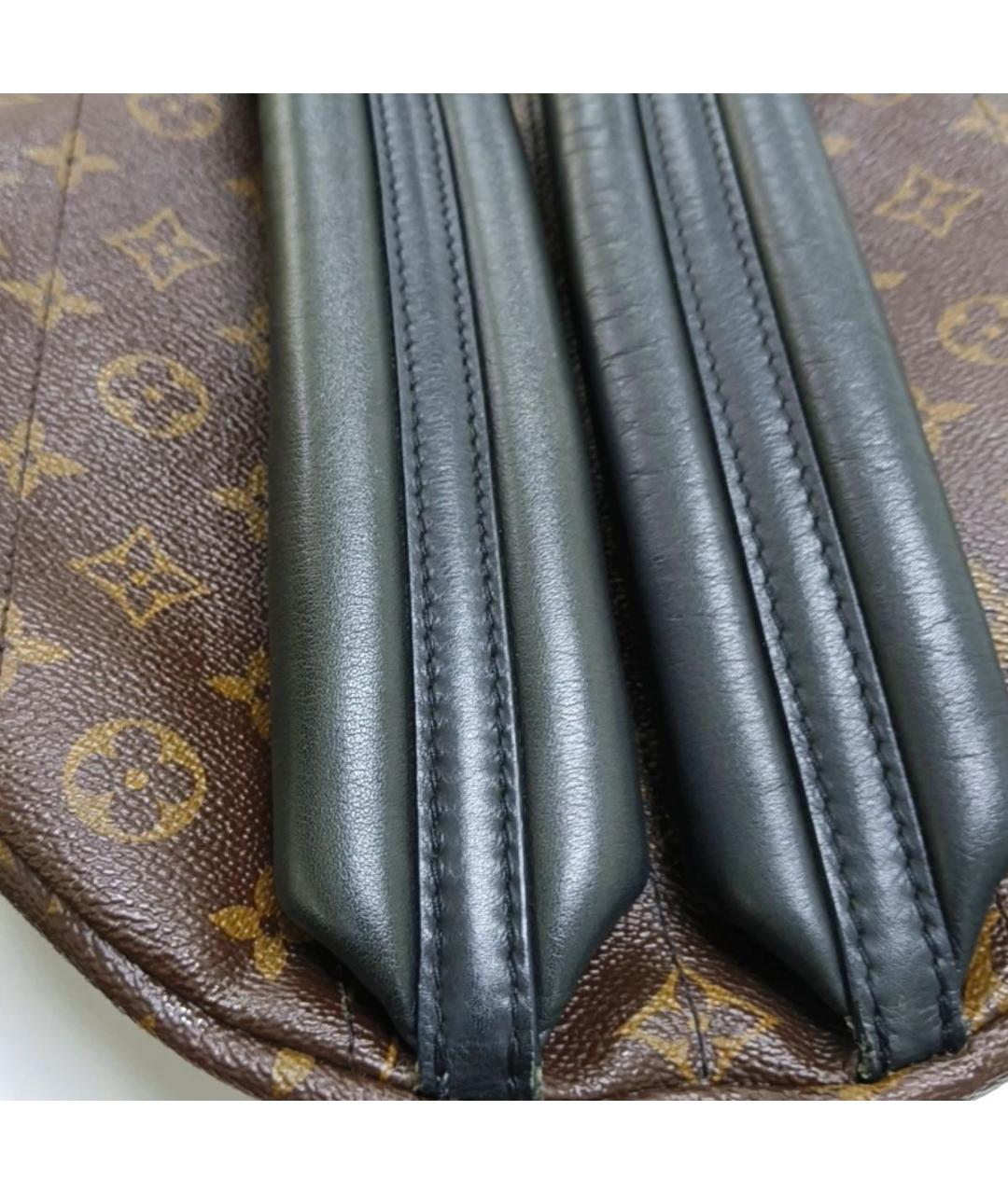 LOUIS VUITTON Коричневый кожаный рюкзак, фото 7