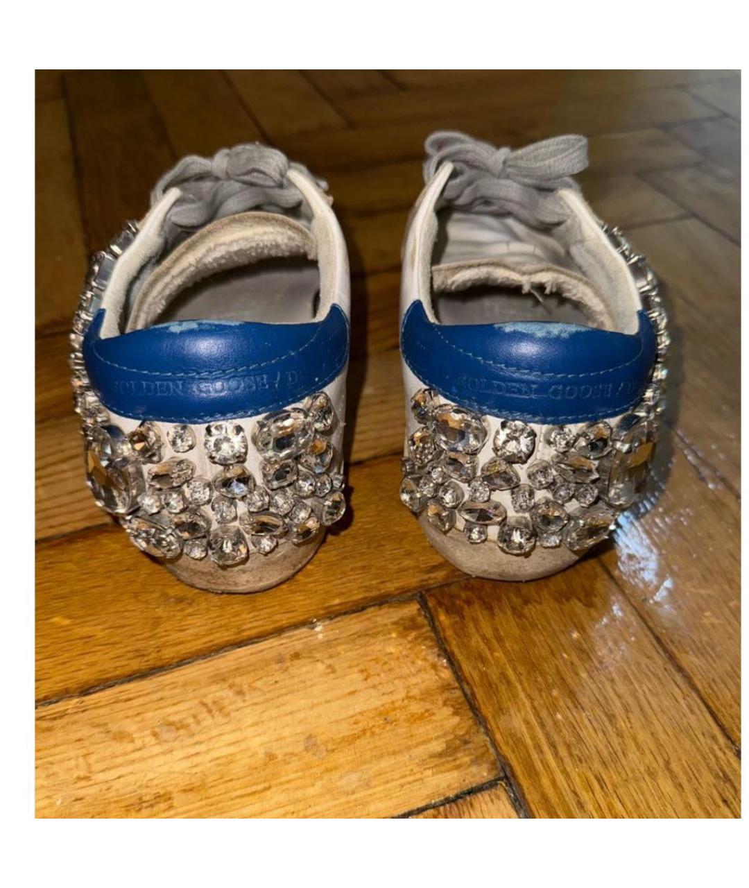 GOLDEN GOOSE DELUXE BRAND Белые кожаные кеды, фото 4