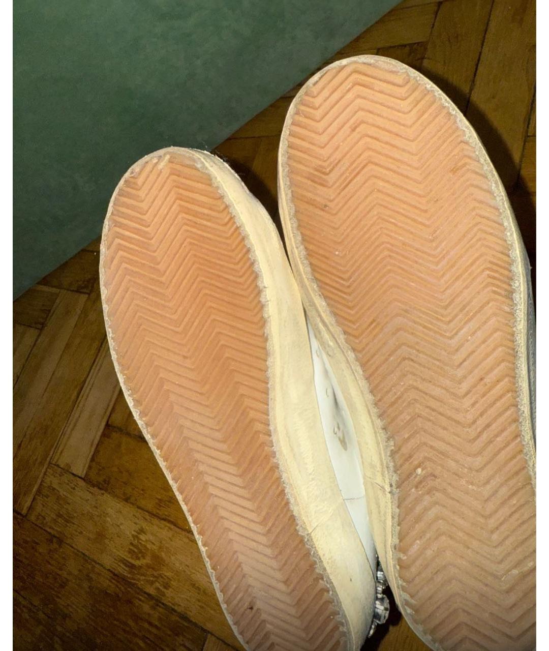 GOLDEN GOOSE DELUXE BRAND Белые кожаные кеды, фото 8