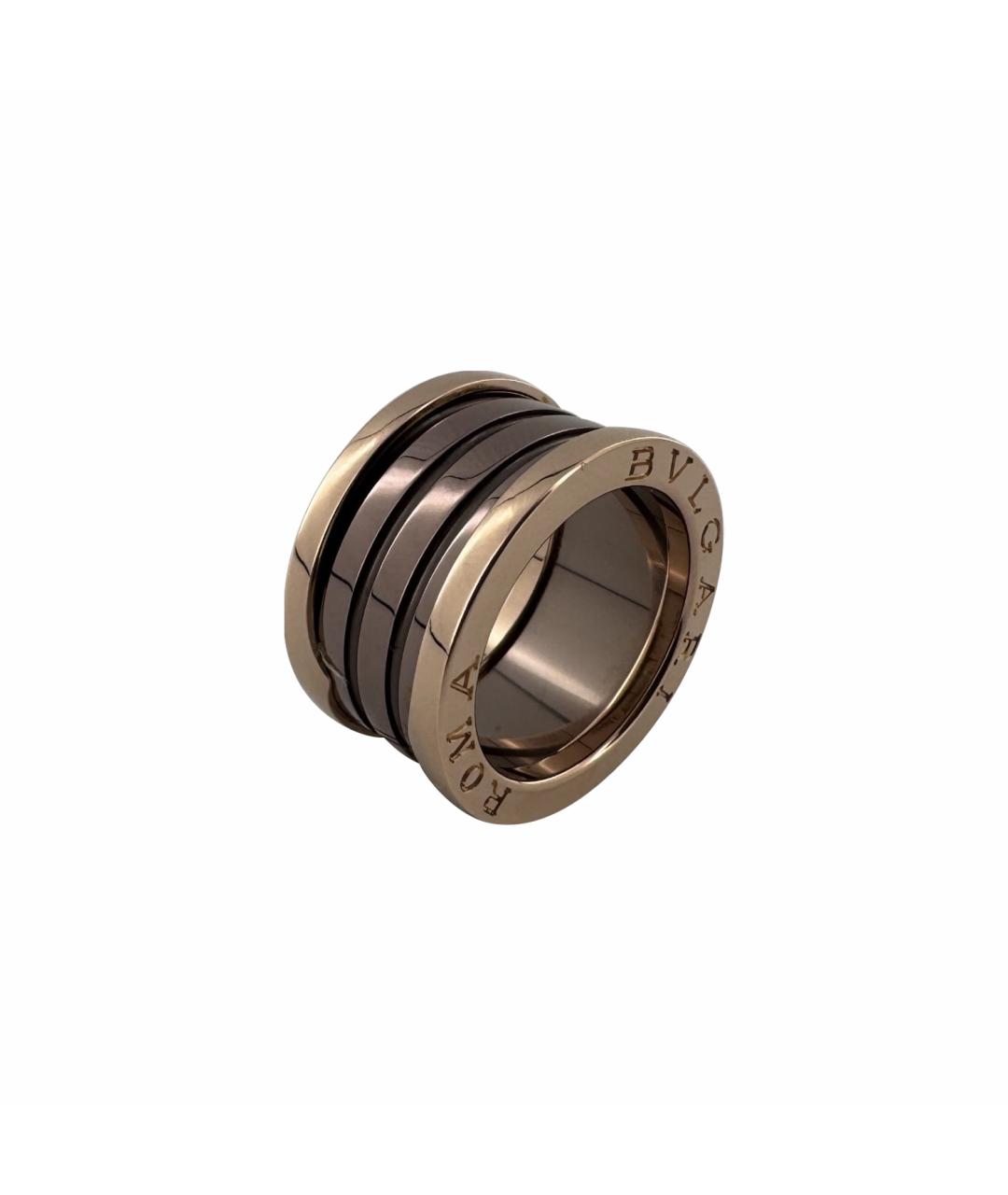BVLGARI Коричневое кольцо из розового золота, фото 1