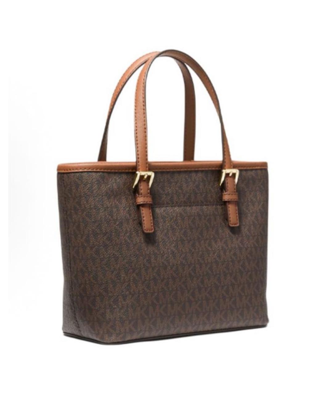 MICHAEL KORS Коричневая сумка тоут из искусственной кожи, фото 2