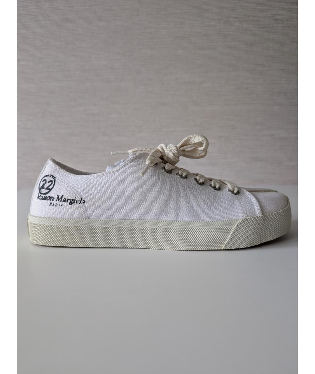 MAISON MARGIELA Белые кеды, фото 10
