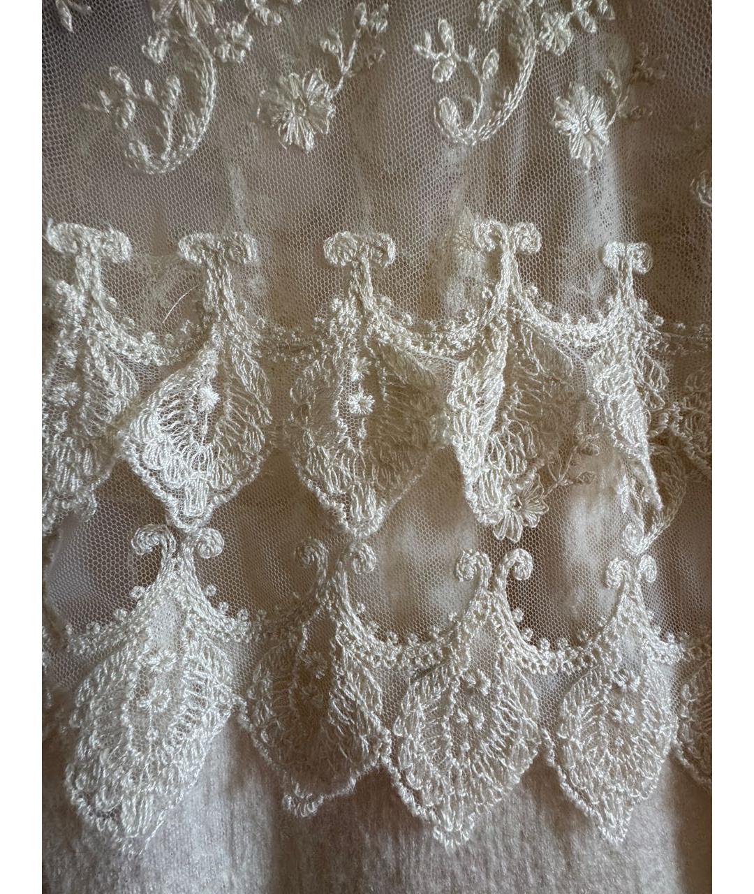 ERMANNO SCERVINO Бежевая кашемировая блузы, фото 3