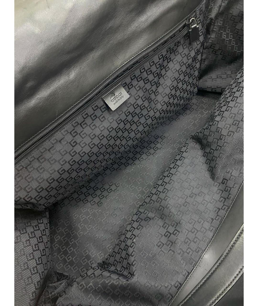 GUCCI Черная дорожная/спортивная сумка, фото 6