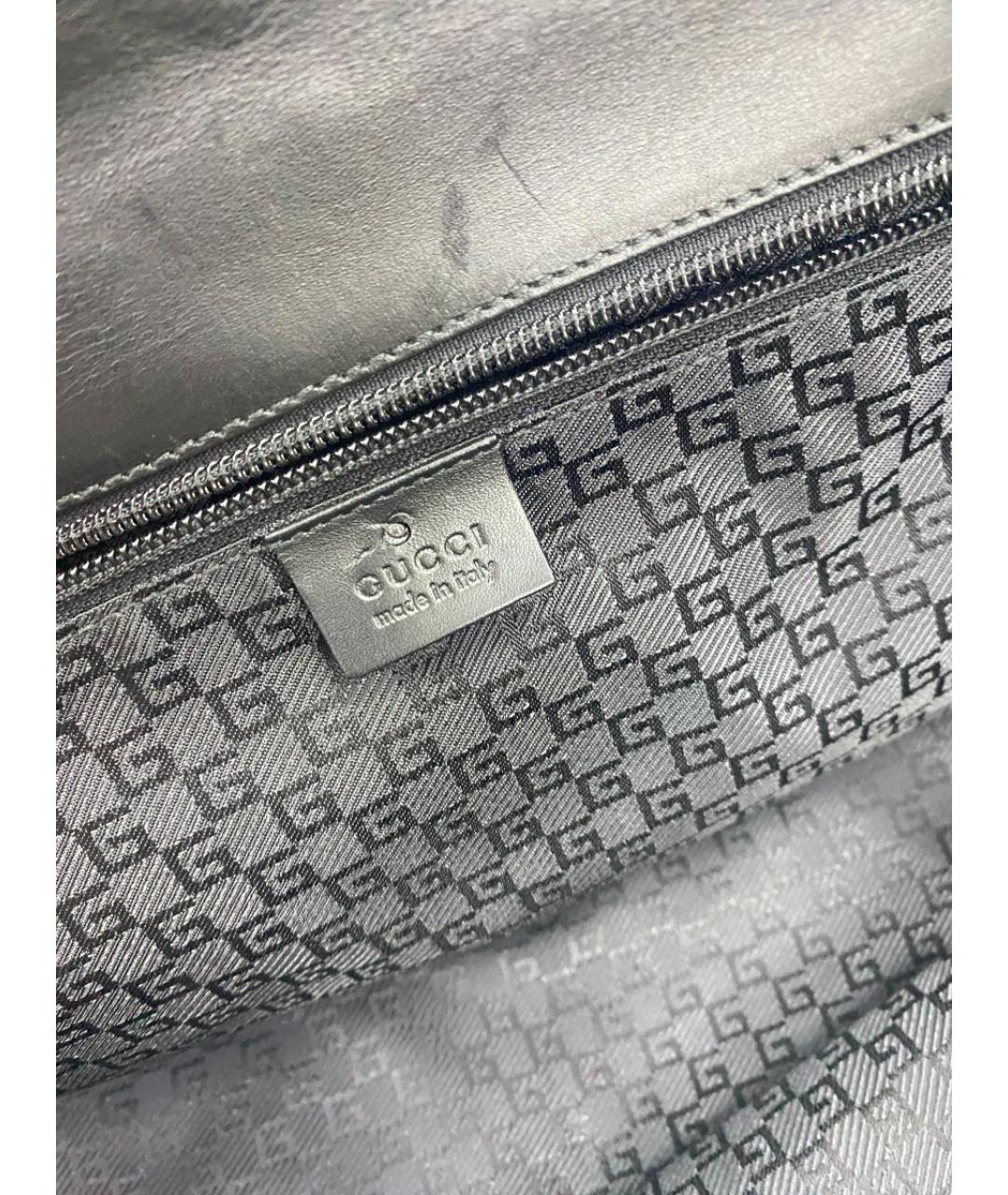 GUCCI Черная дорожная/спортивная сумка, фото 5