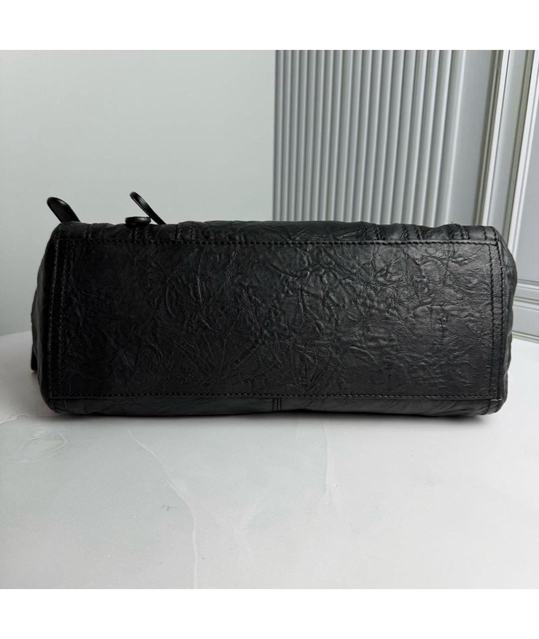 GIVENCHY Черная кожаная сумка с короткими ручками, фото 3