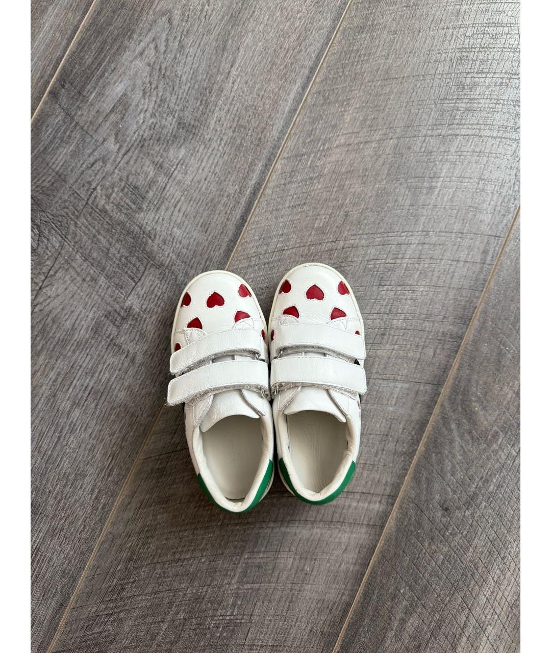 GUCCI KIDS Кожаные кеды, фото 3