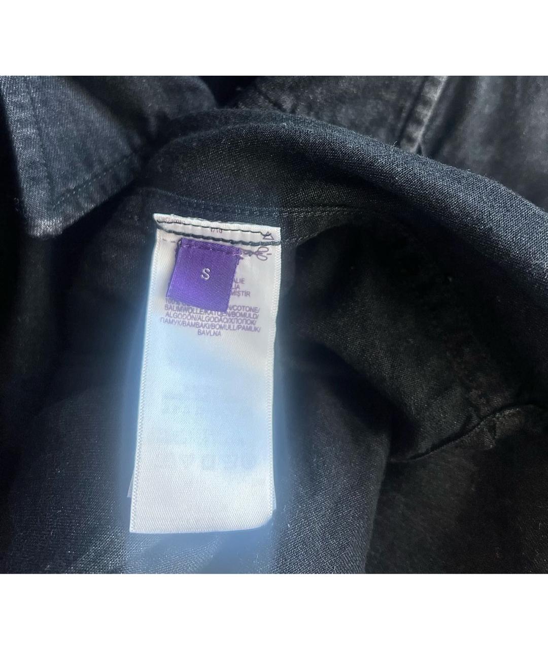 RALPH LAUREN PURPLE LABEL Черная кэжуал рубашка, фото 4