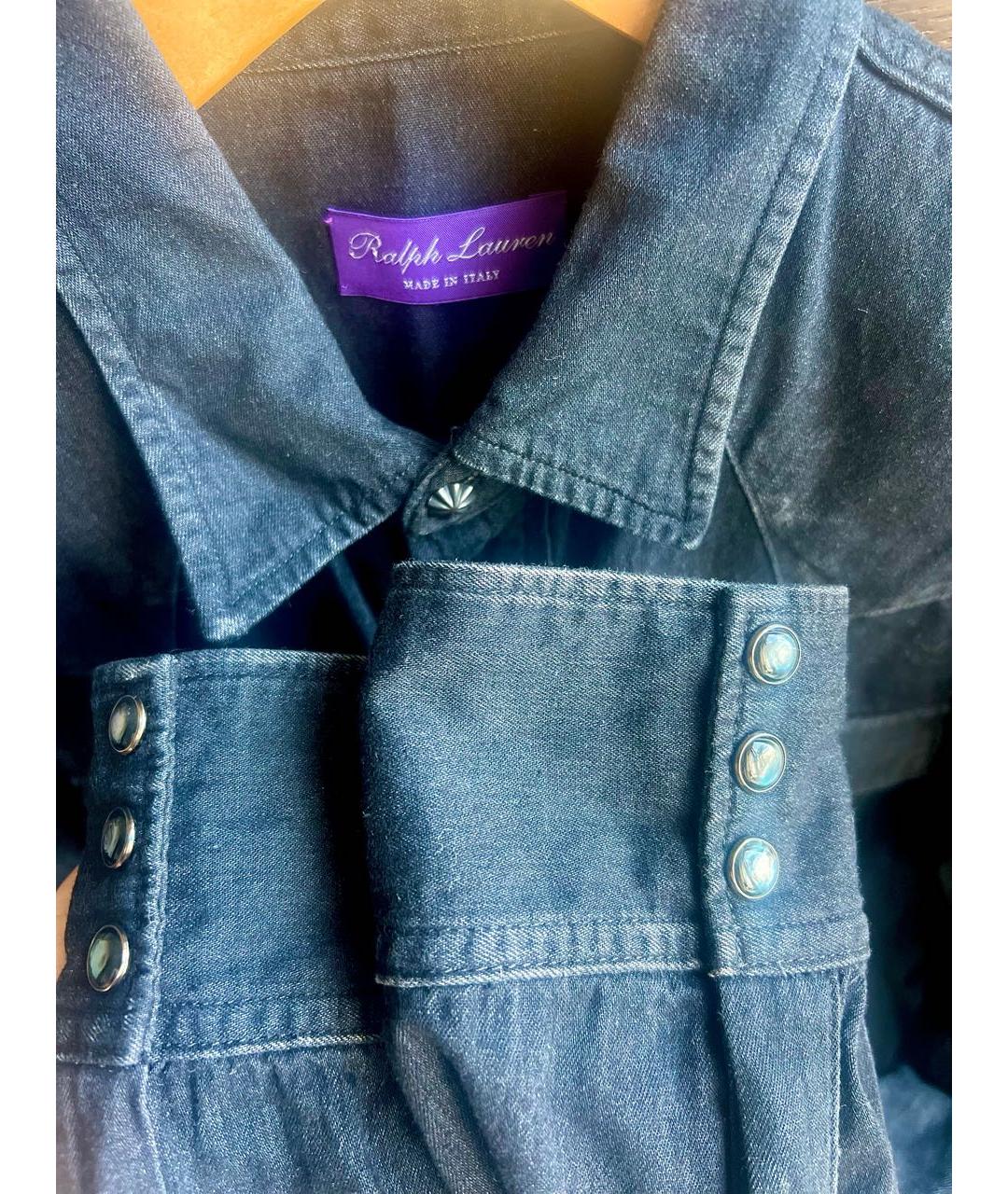 RALPH LAUREN PURPLE LABEL Черная кэжуал рубашка, фото 5