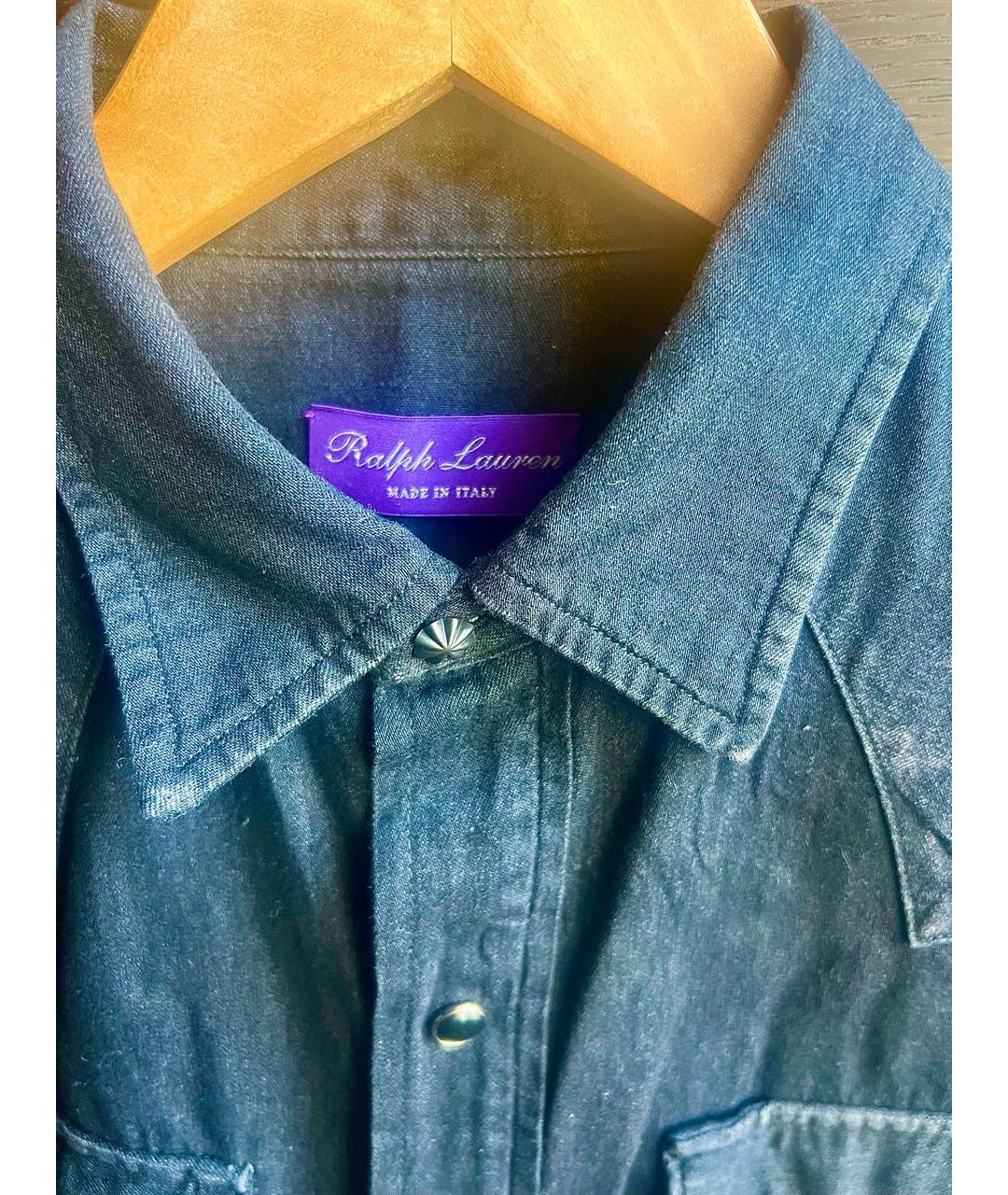 RALPH LAUREN PURPLE LABEL Черная кэжуал рубашка, фото 2