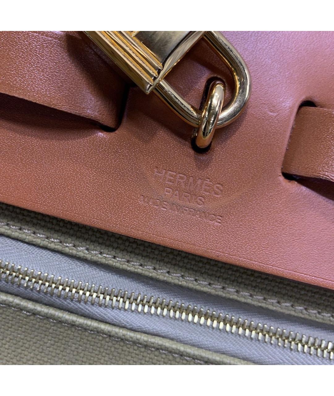 HERMES Хаки сумка через плечо, фото 7