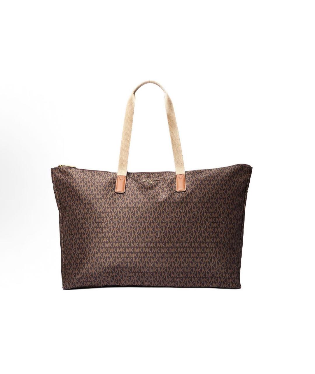 MICHAEL KORS Коричневая дорожная/спортивная сумка, фото 4