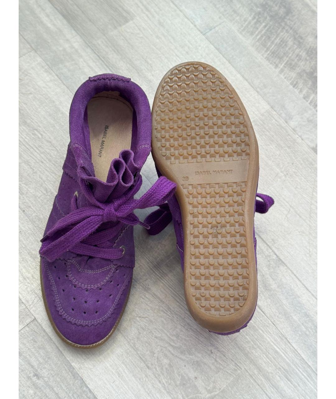 ISABEL MARANT Фиолетовые кеды, фото 5