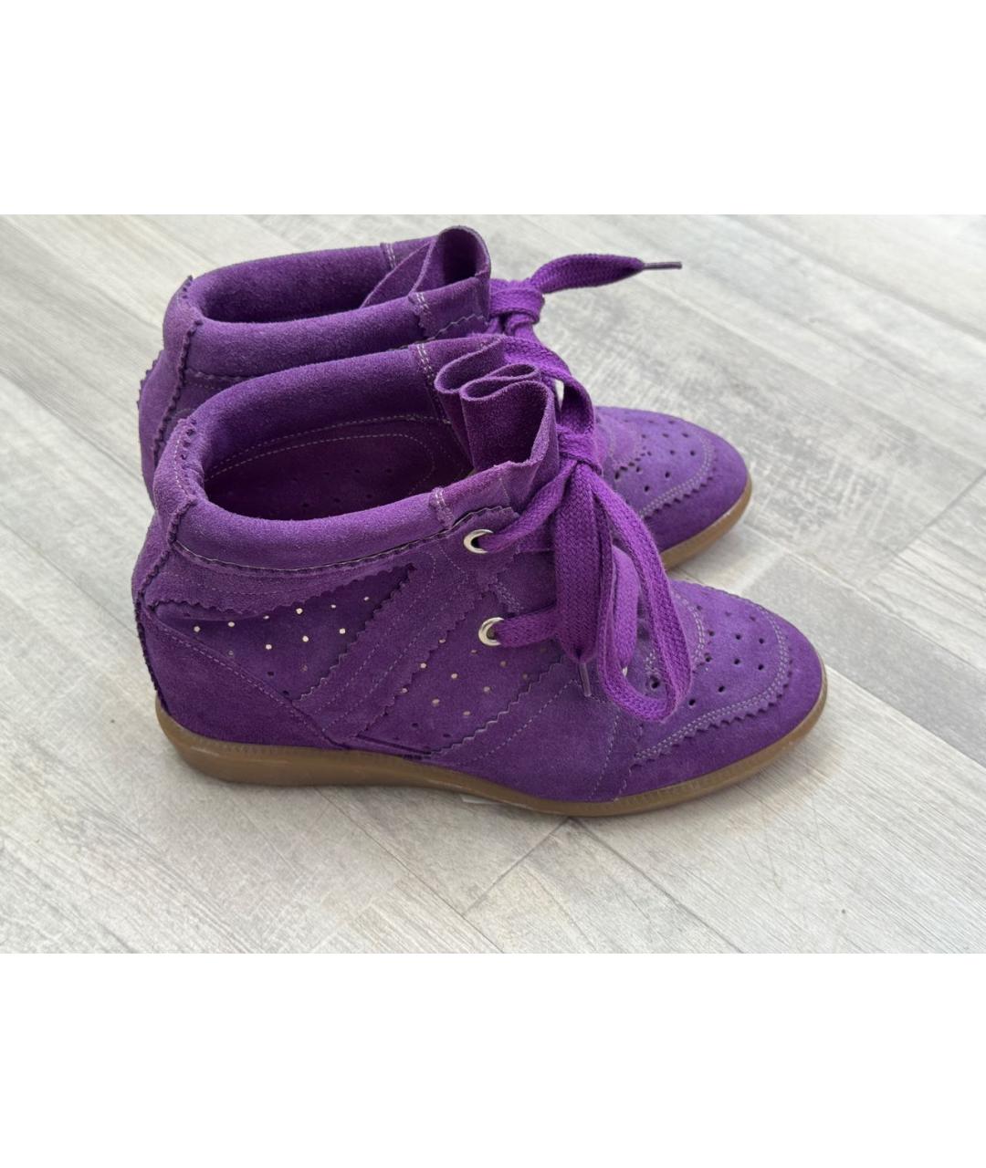 ISABEL MARANT Фиолетовые кеды, фото 9