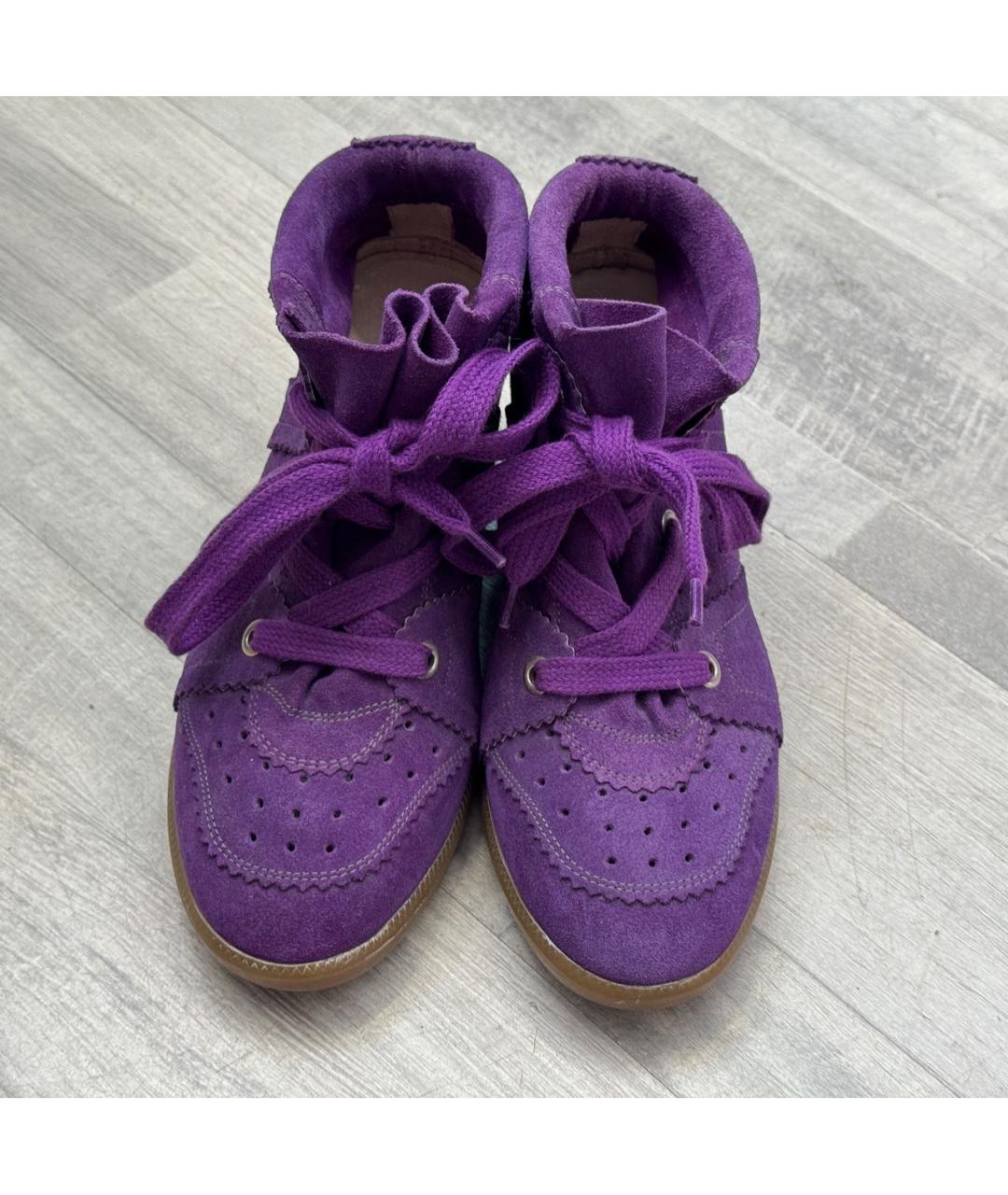 ISABEL MARANT Фиолетовые кеды, фото 2