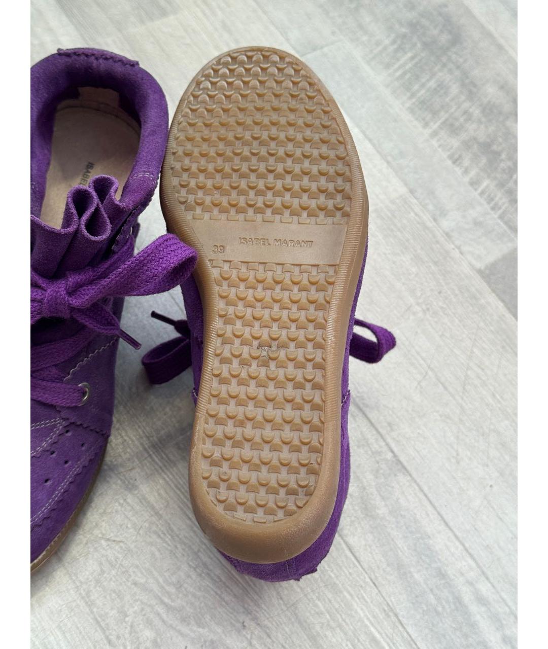 ISABEL MARANT Фиолетовые кеды, фото 6
