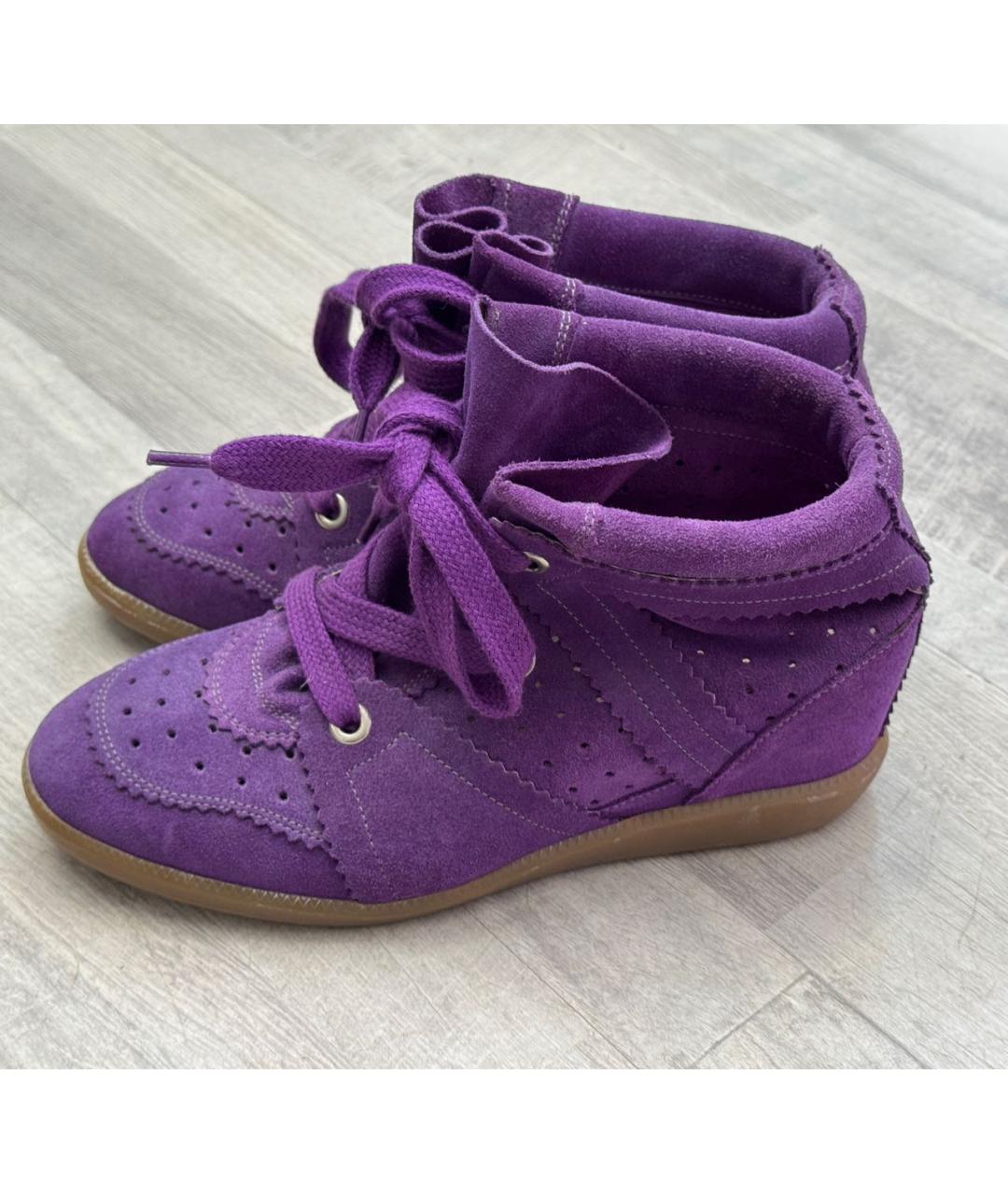 ISABEL MARANT Фиолетовые кеды, фото 7