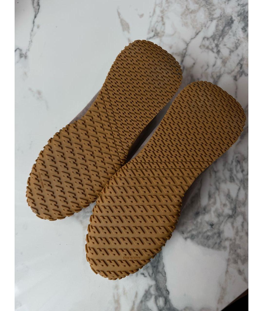 HERMES Текстильные кроссовки, фото 3