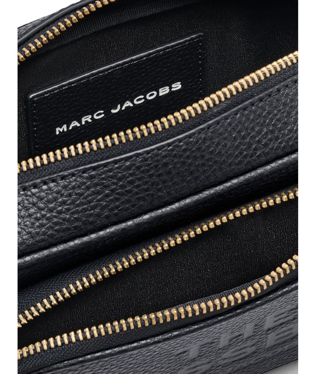 MARC JACOBS Черная кожаная сумка через плечо, фото 5