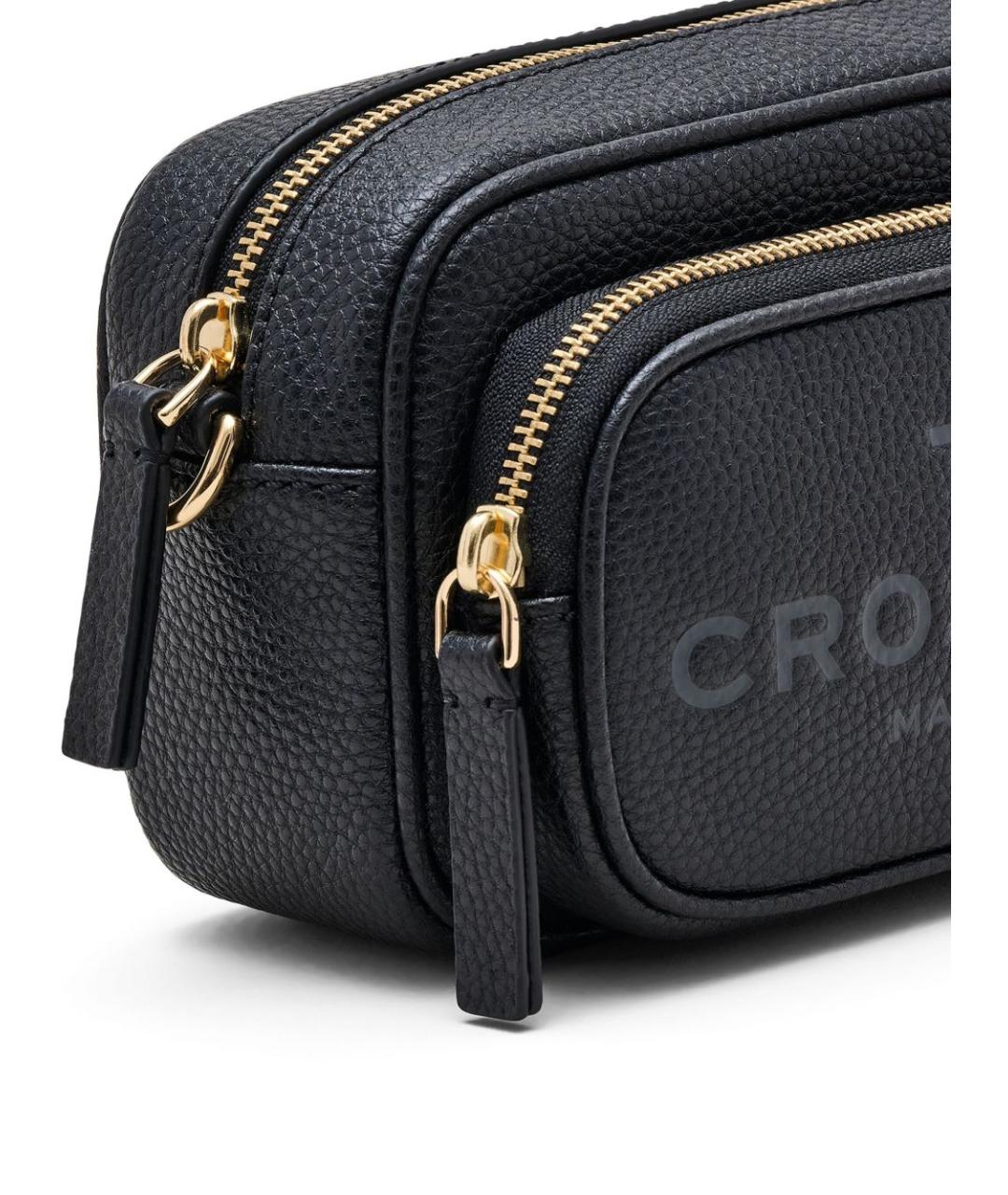 MARC JACOBS Черная кожаная сумка через плечо, фото 4