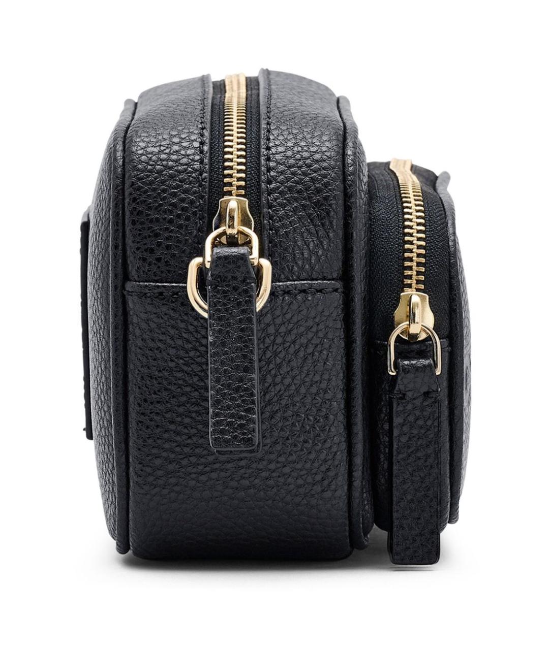 MARC JACOBS Черная кожаная сумка через плечо, фото 2