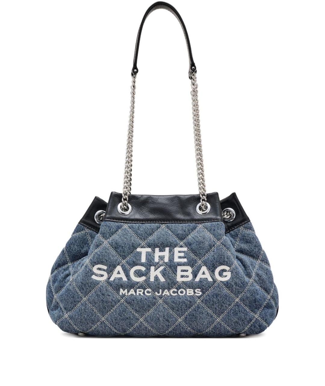 MARC JACOBS Синяя хлопковая сумка через плечо, фото 1