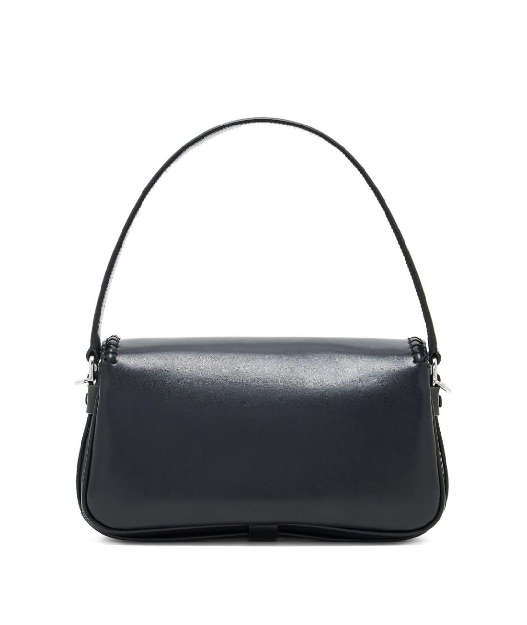 EMPORIO ARMANI Черная кожаная сумка через плечо, фото 3