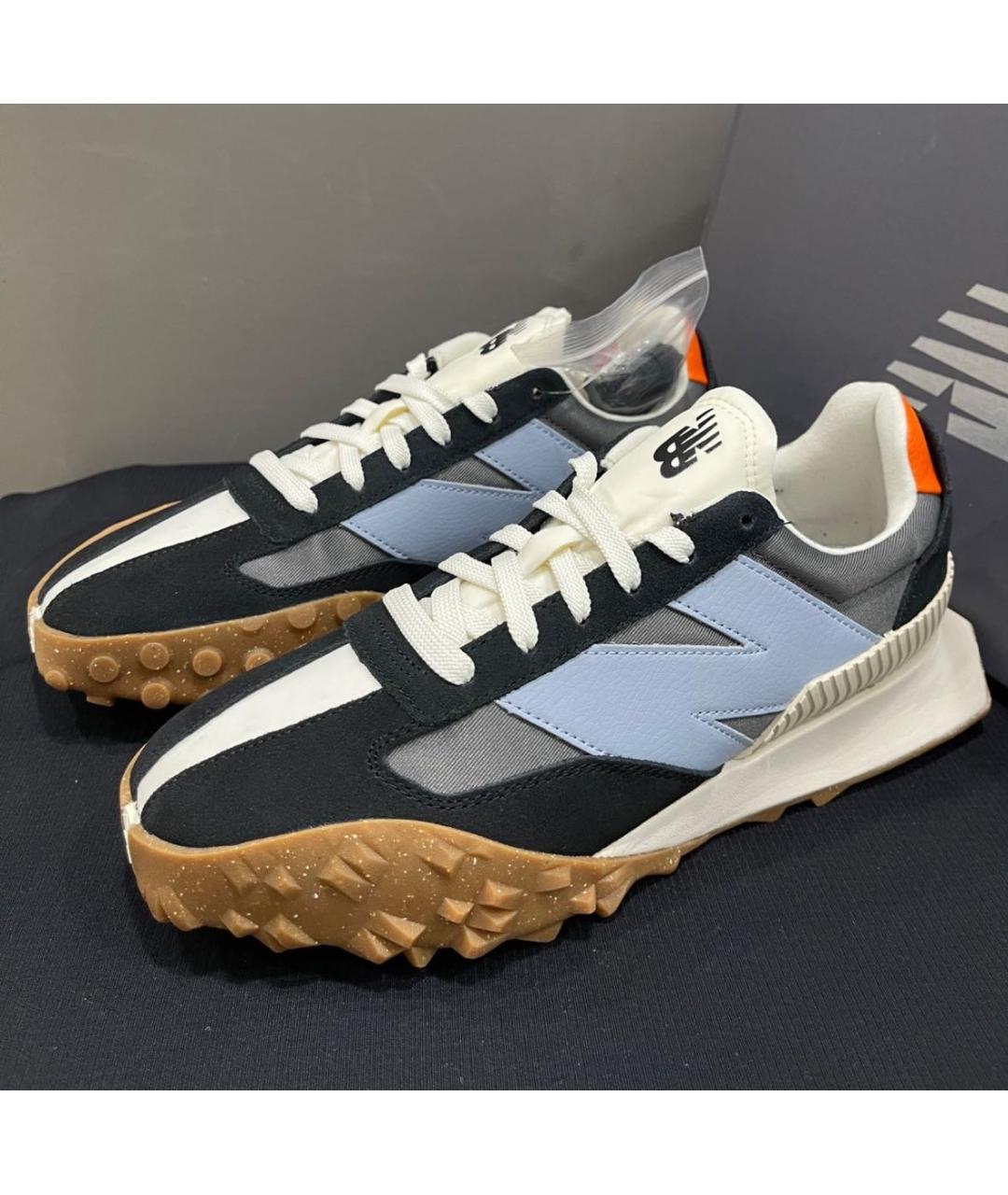 NEW BALANCE Черные замшевые низкие кроссовки / кеды, фото 5