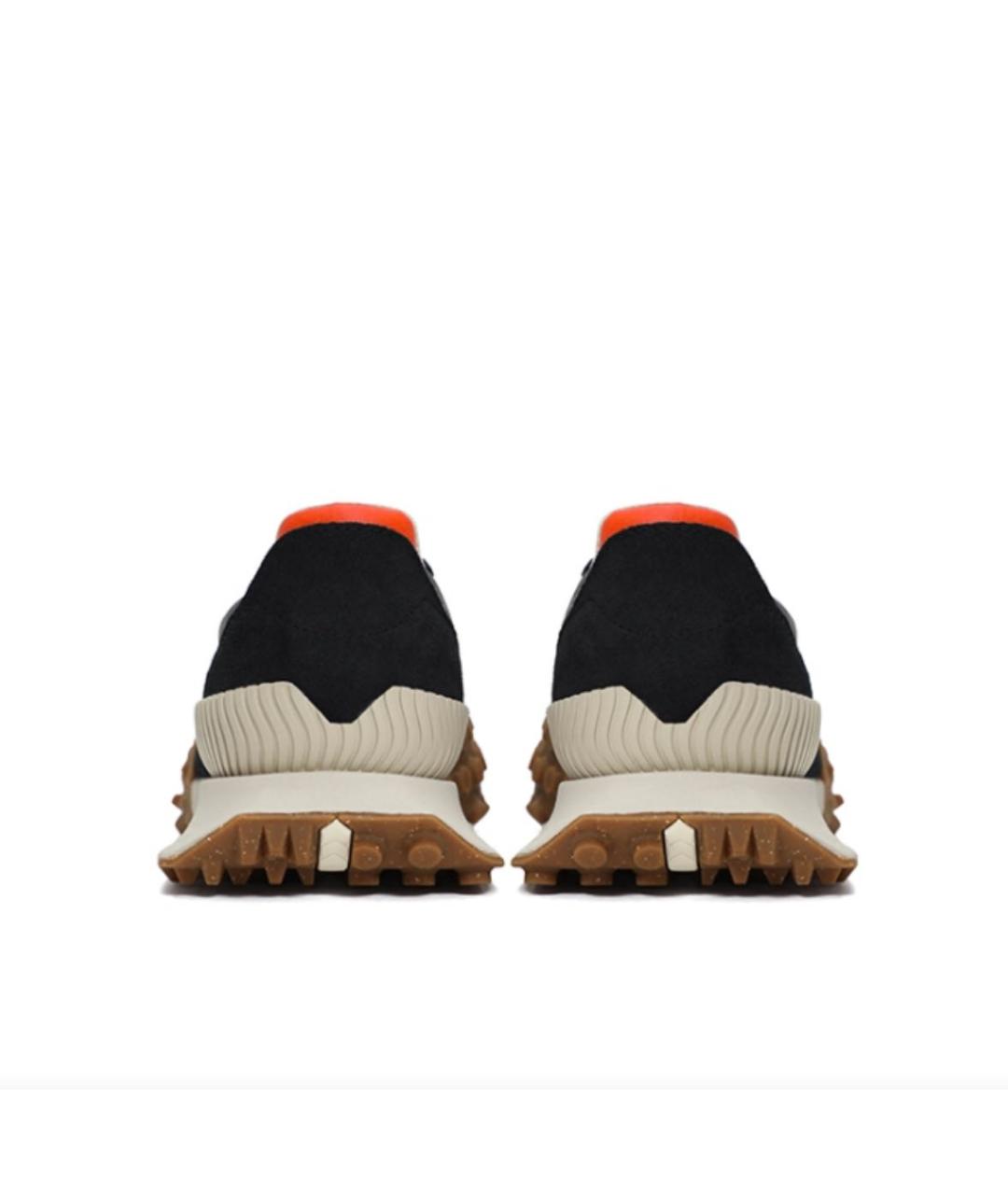 NEW BALANCE Черные замшевые низкие кроссовки / кеды, фото 4