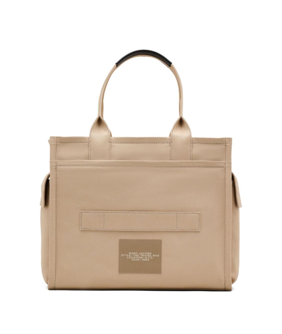 MARC JACOBS Бежевая хлопковая сумка тоут, фото 2