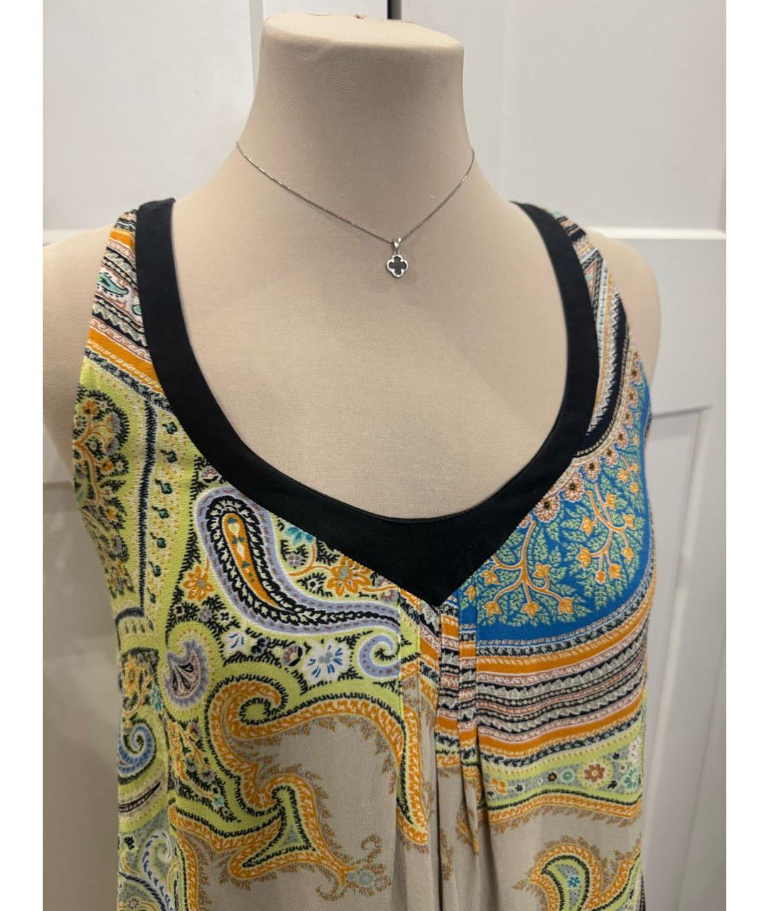 ETRO Мульти вискозное повседневное платье, фото 5