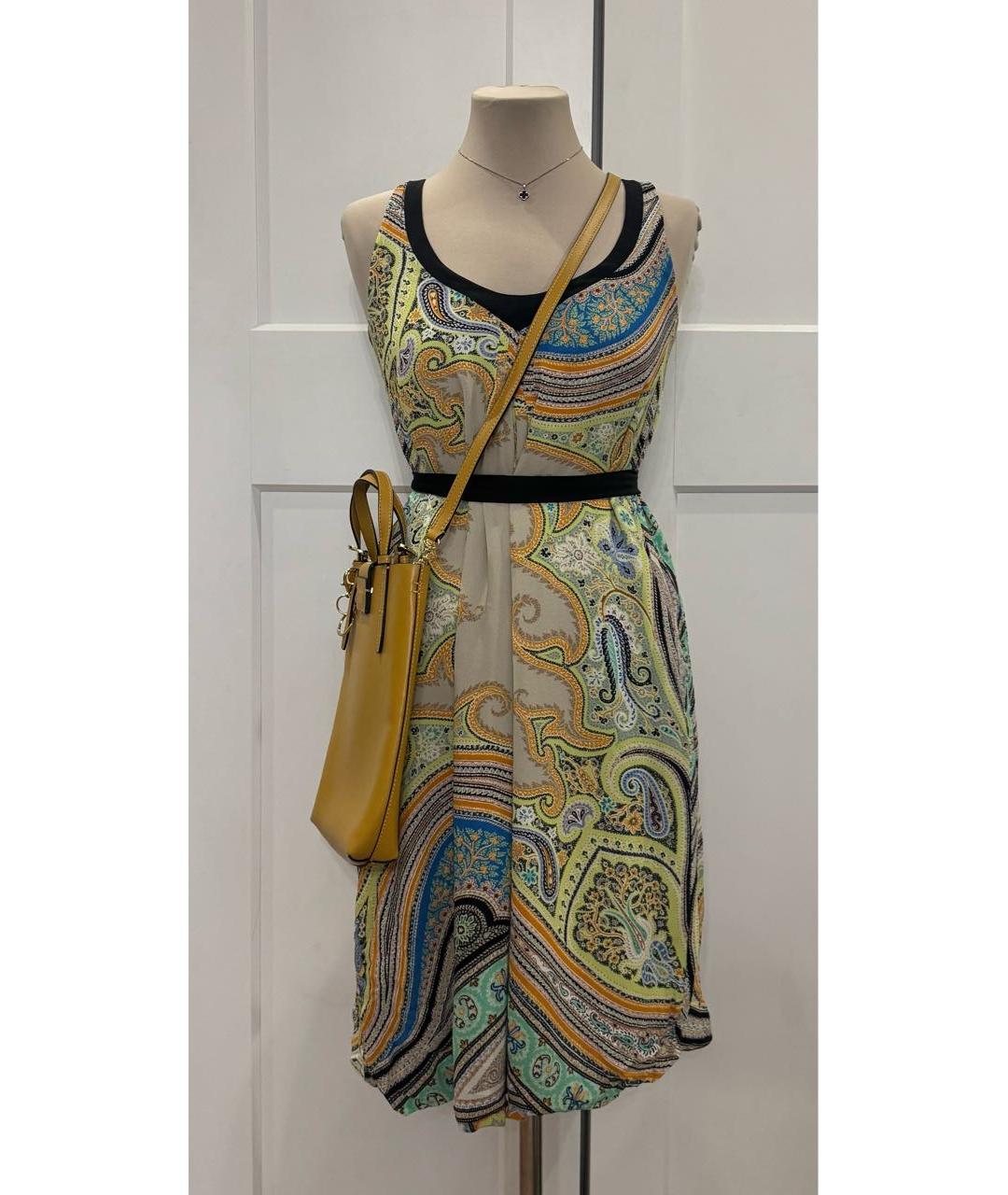 ETRO Мульти вискозное повседневное платье, фото 2