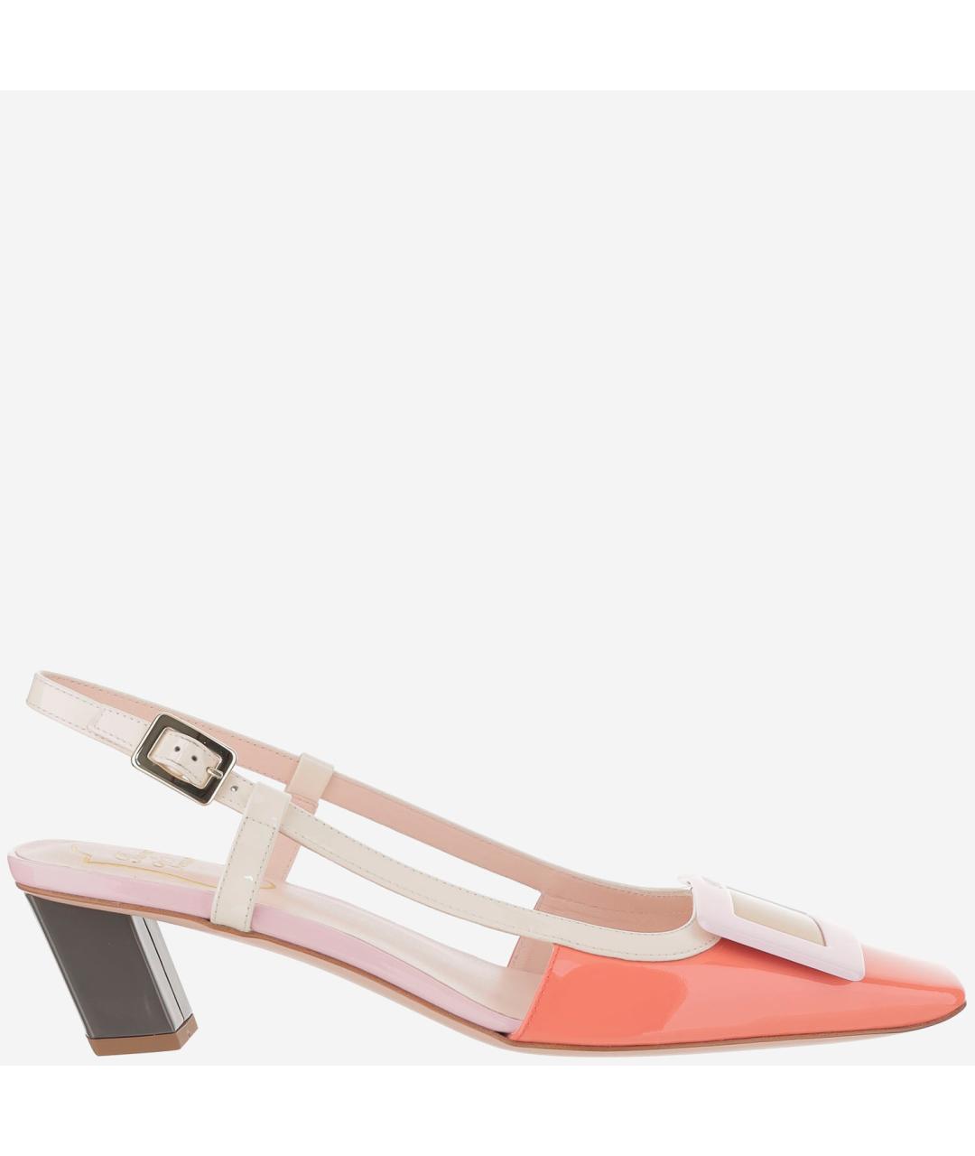 ROGER VIVIER Коралловые туфли из лакированной кожи, фото 5