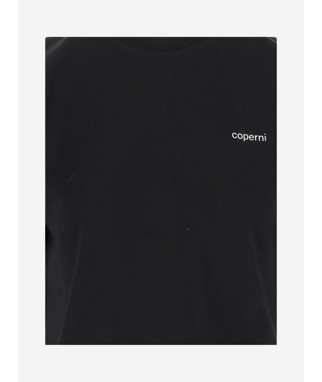 COPERNI Черная хлопковая футболка, фото 3