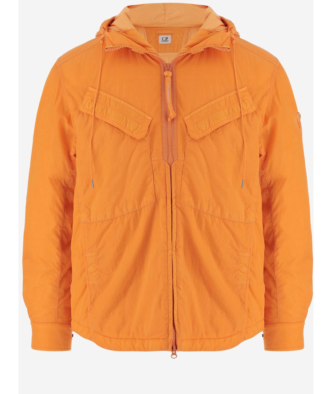 CP COMPANY Оранжевая полиамидовая куртка, фото 5