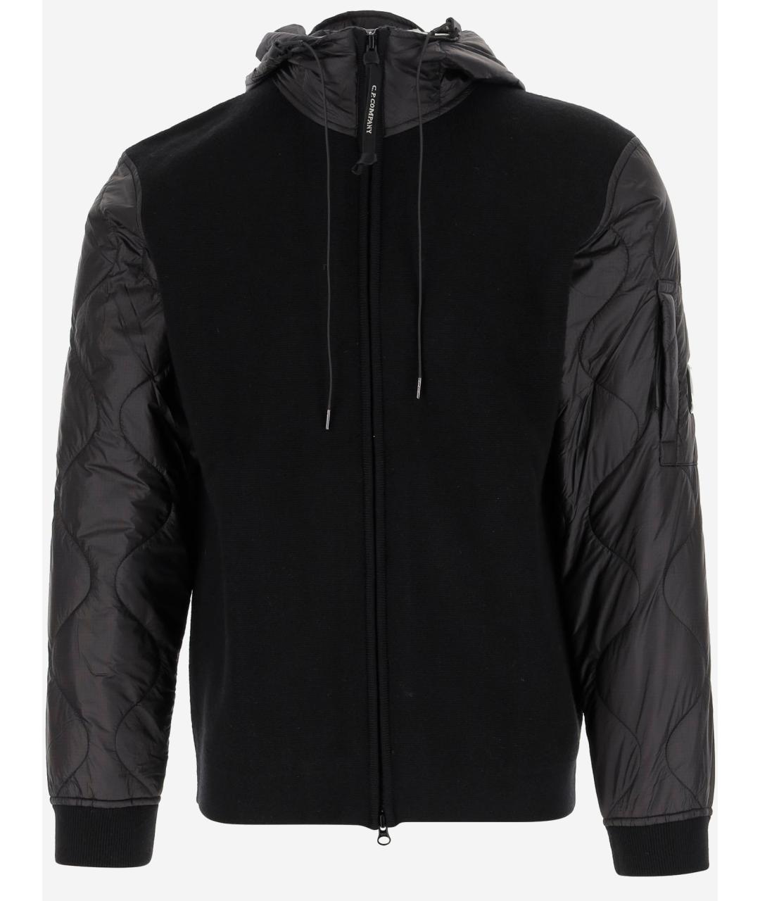 CP COMPANY Черная полиамидовая куртка, фото 4