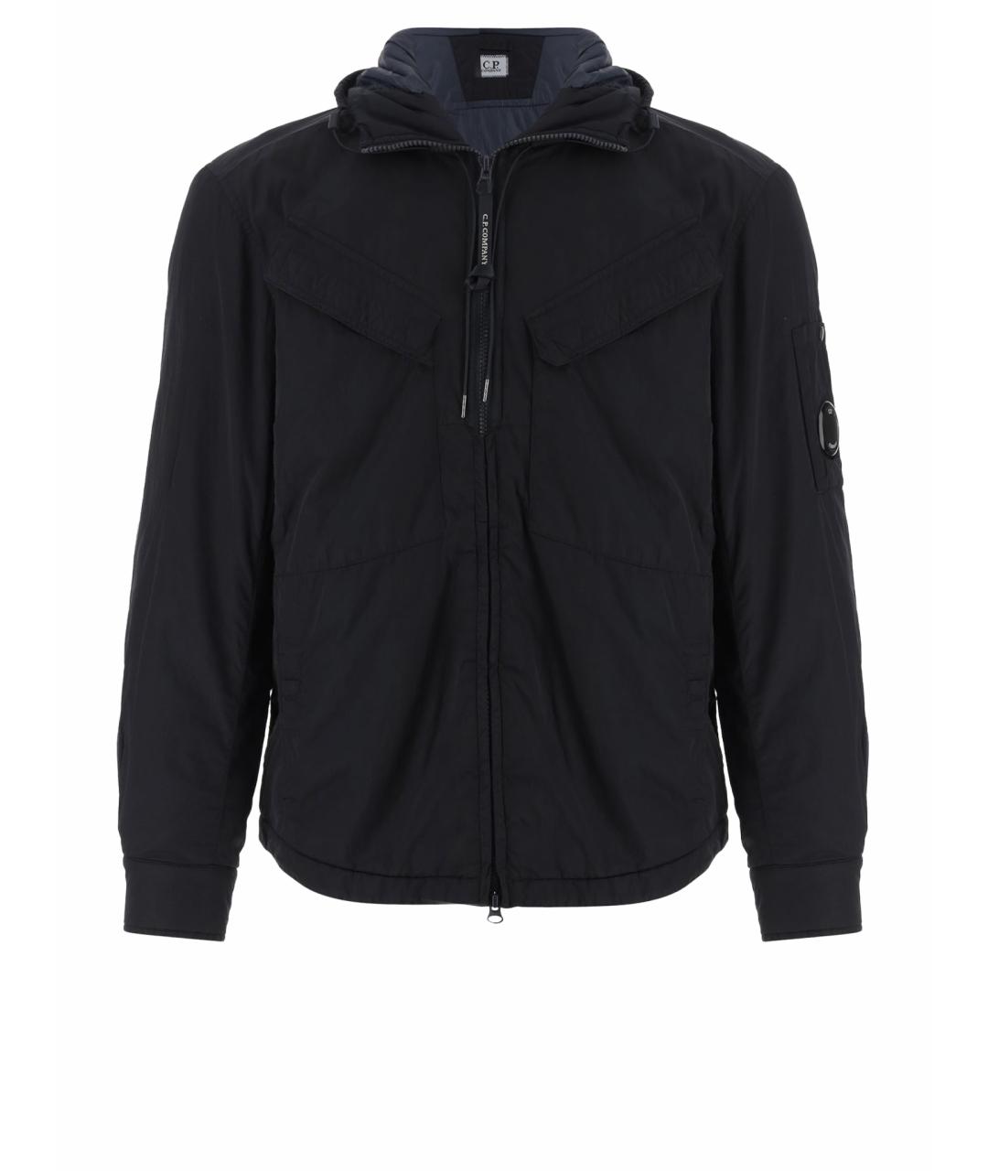 CP COMPANY Черная полиамидовая куртка, фото 1