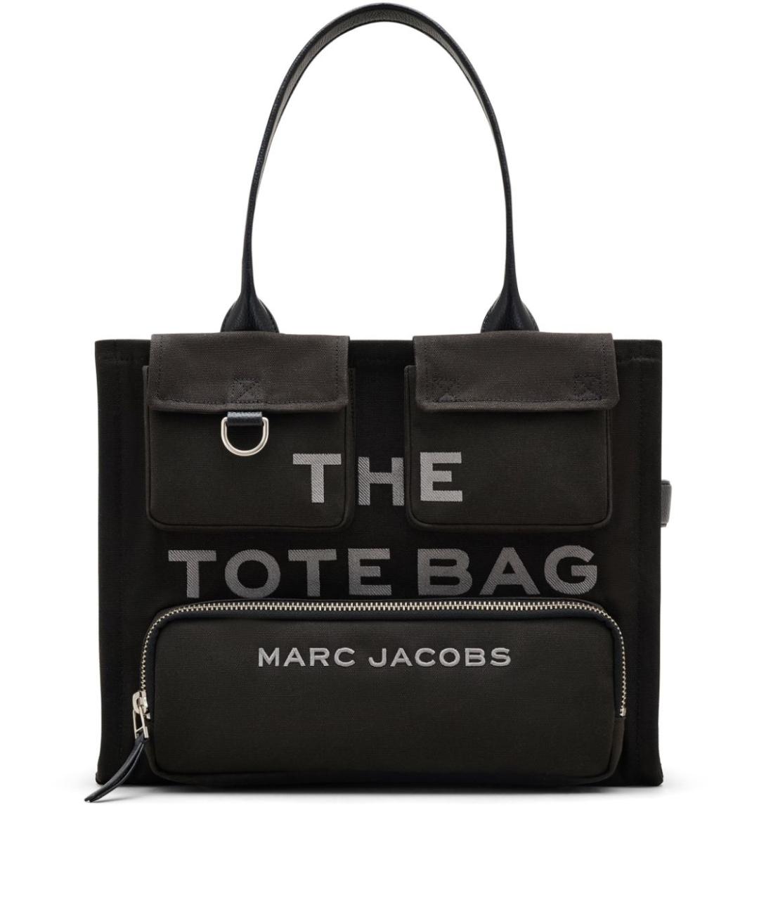 MARC JACOBS Черная хлопковая сумка тоут, фото 1
