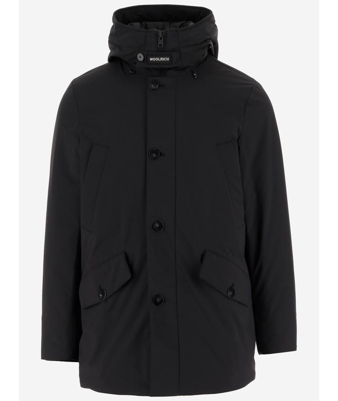 WOOLRICH Черная полиамидовая куртка, фото 4