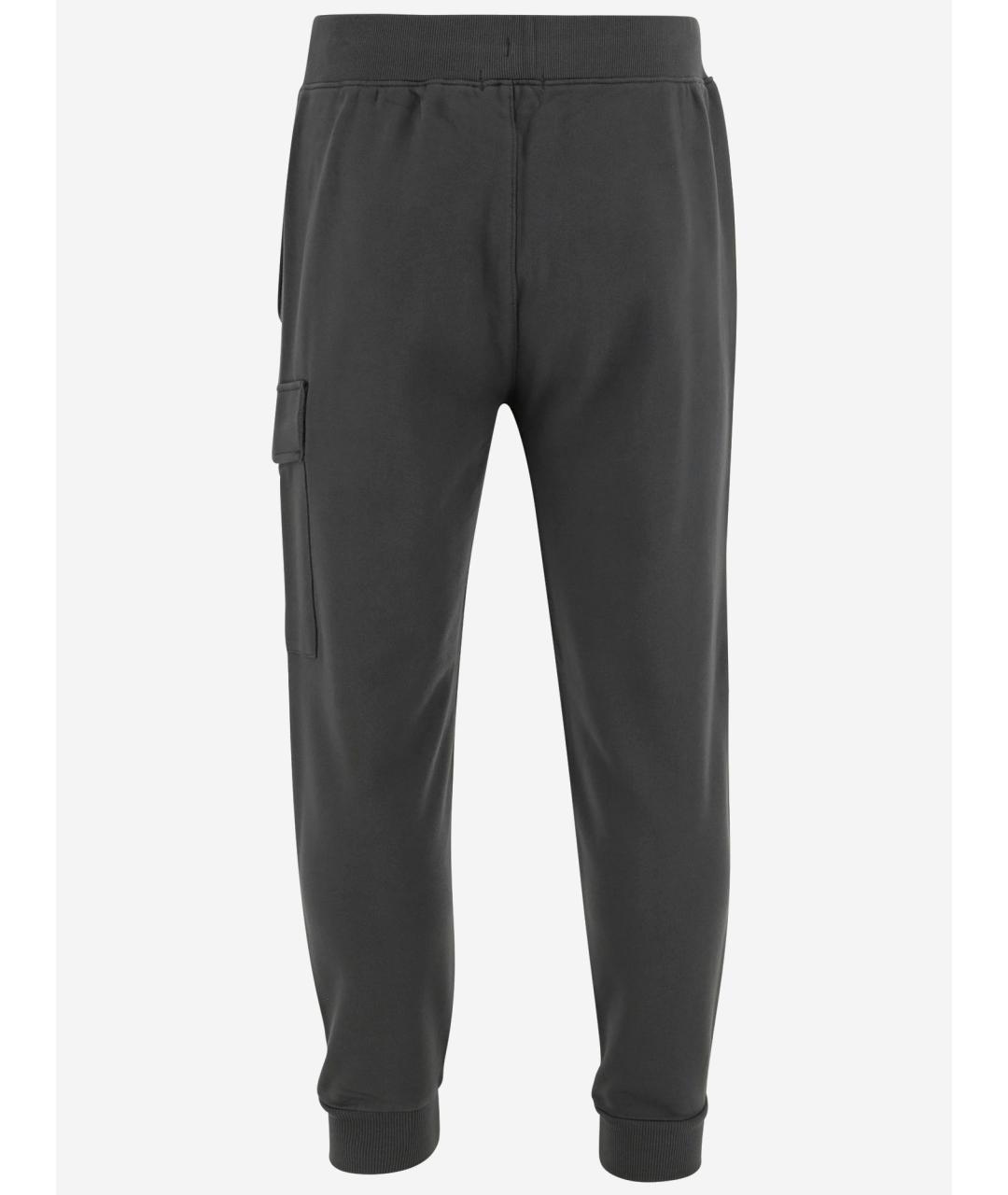CP COMPANY Серые хлопковые повседневные брюки, фото 2