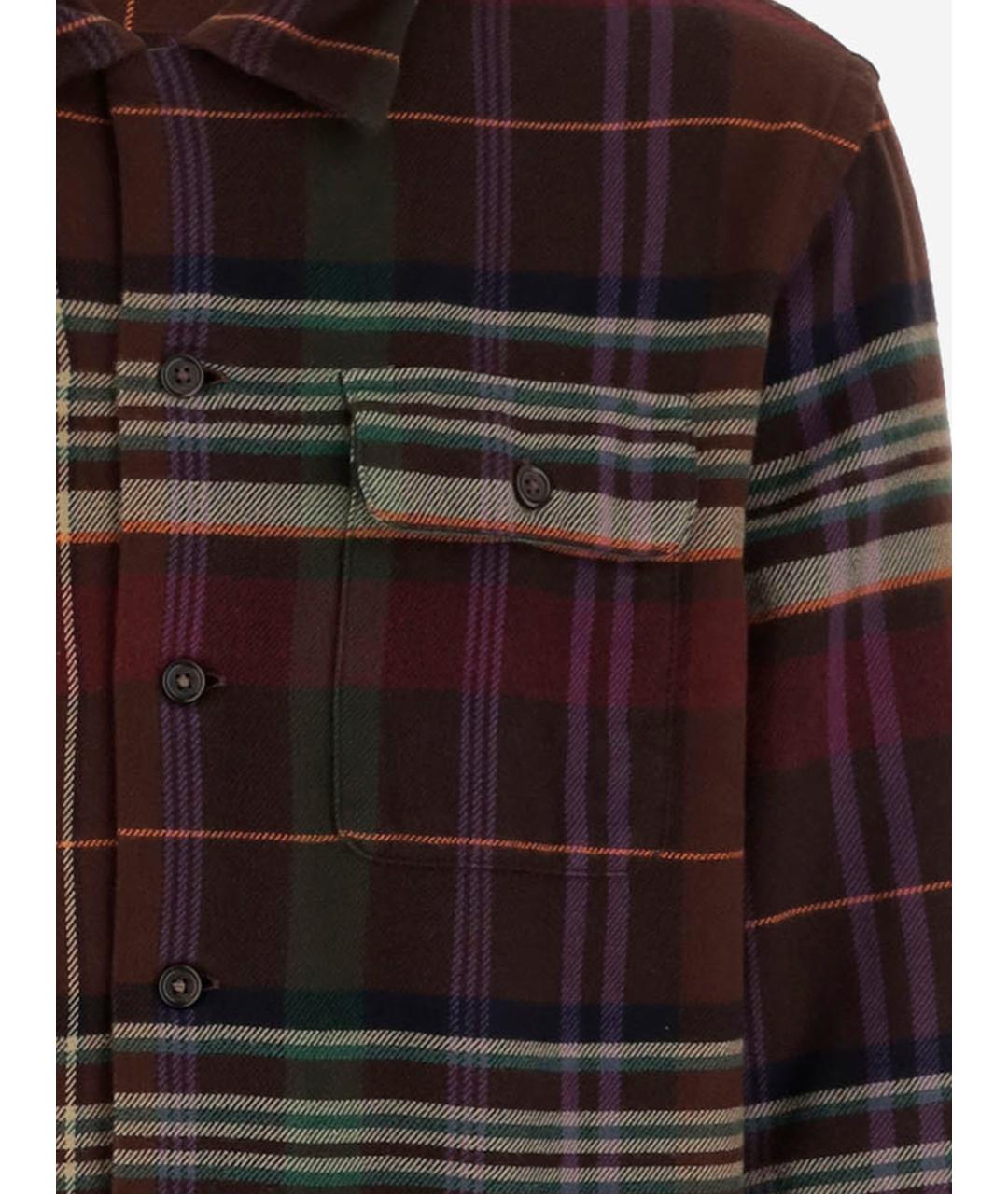 POLO RALPH LAUREN Бордовая хлопковая кэжуал рубашка, фото 2