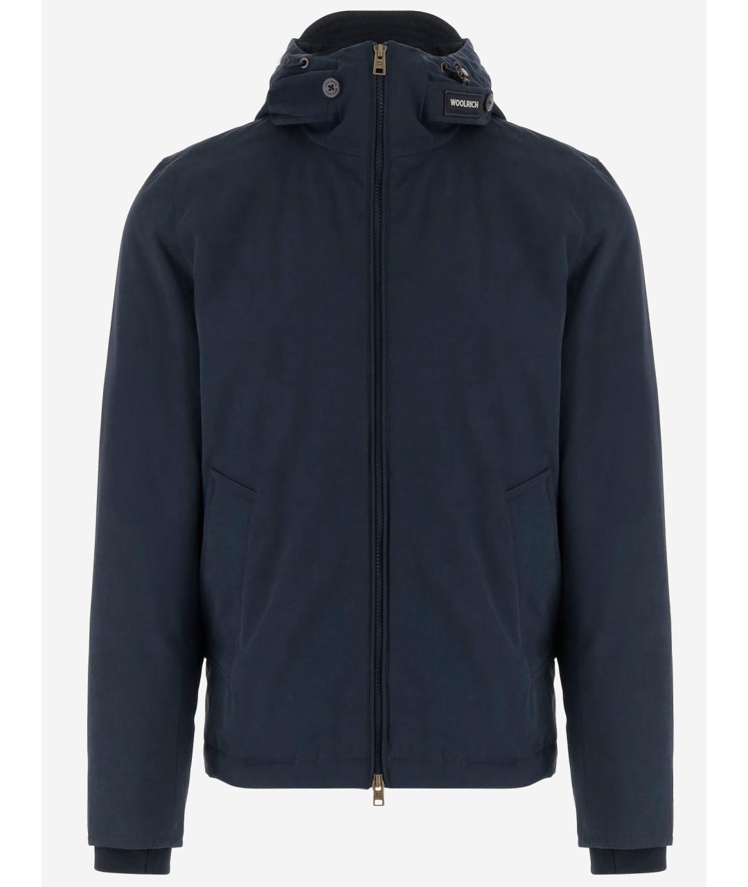 WOOLRICH Синяя хлопковая куртка, фото 4