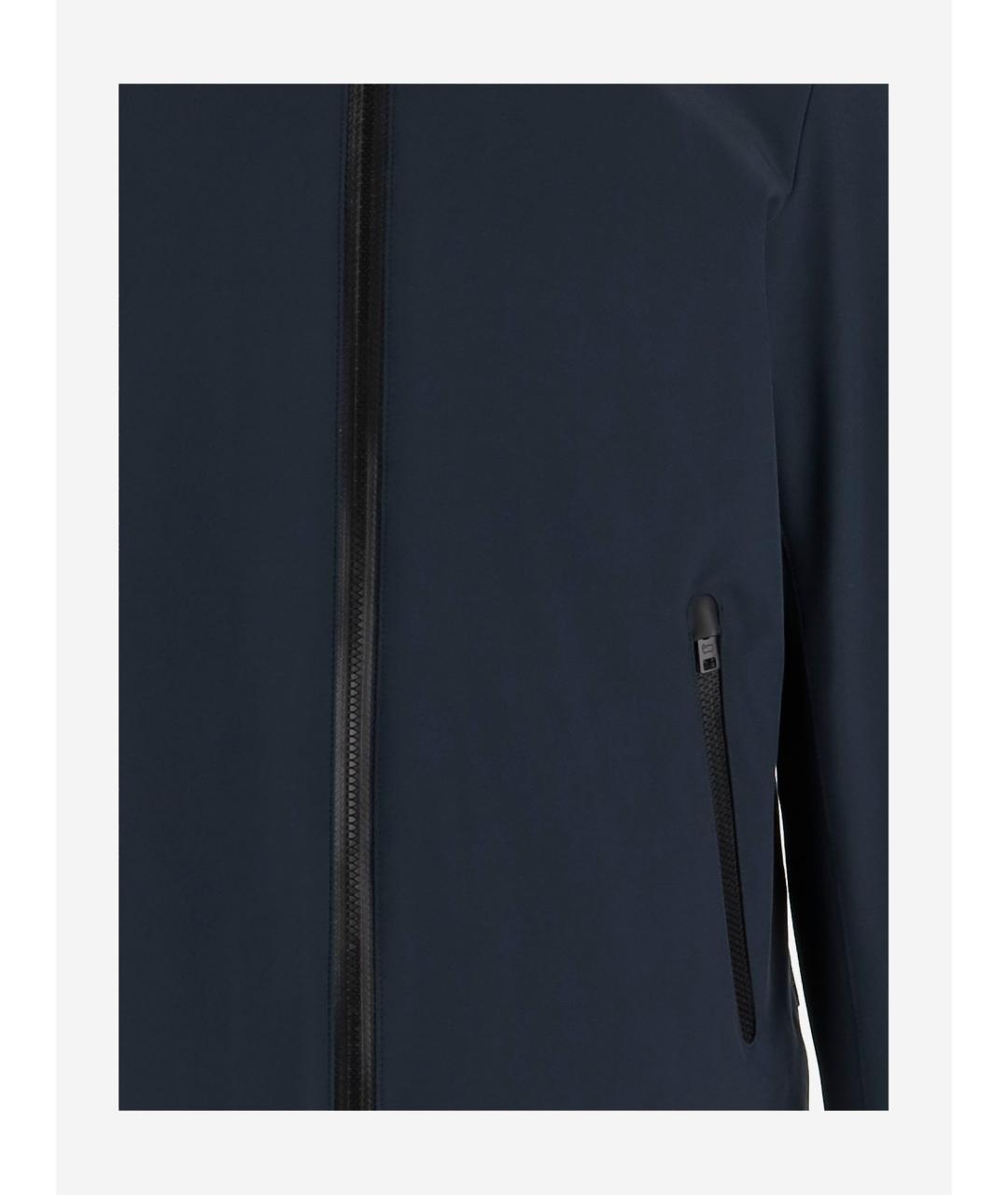 WOOLRICH Синяя полиэстеровая куртка, фото 3